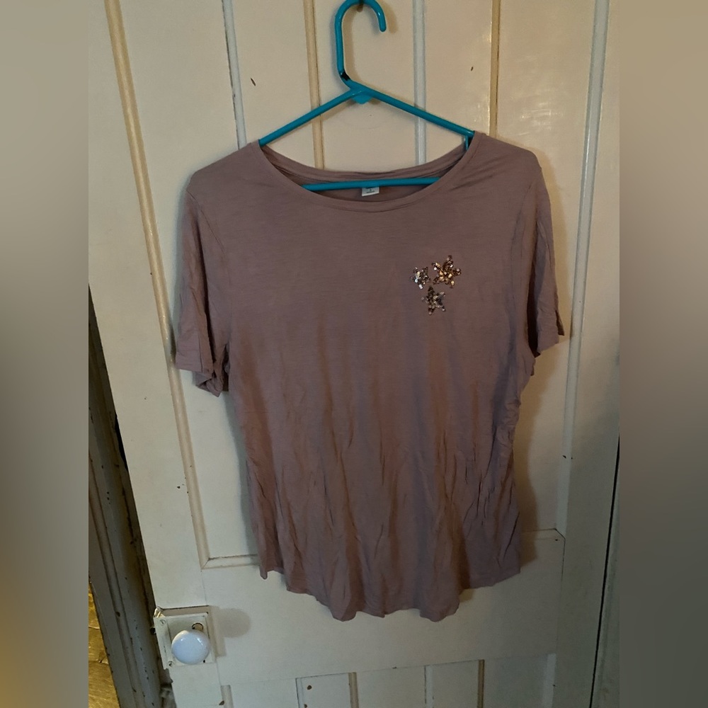 L - sparkle star tshirt - old navy